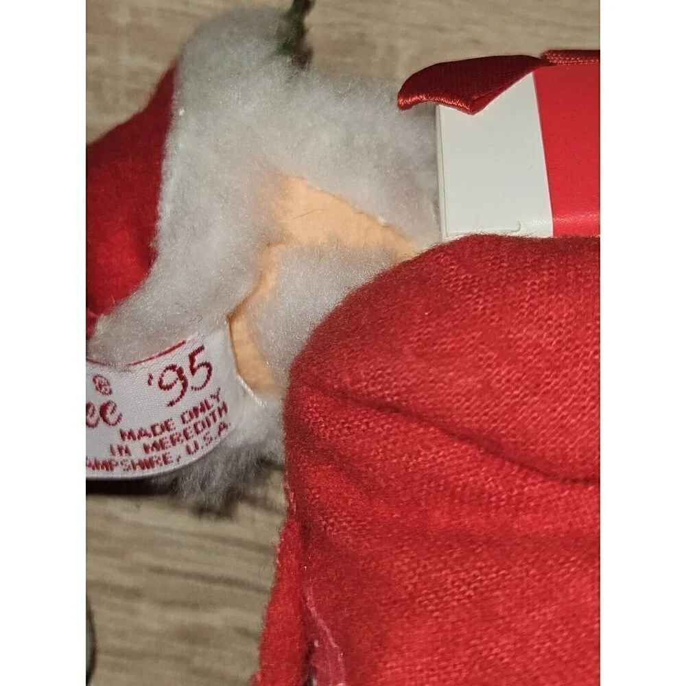 Vintage 1995 Annalee Dolls Santa Claus With Gift Boxes Figurine Christmas Decor